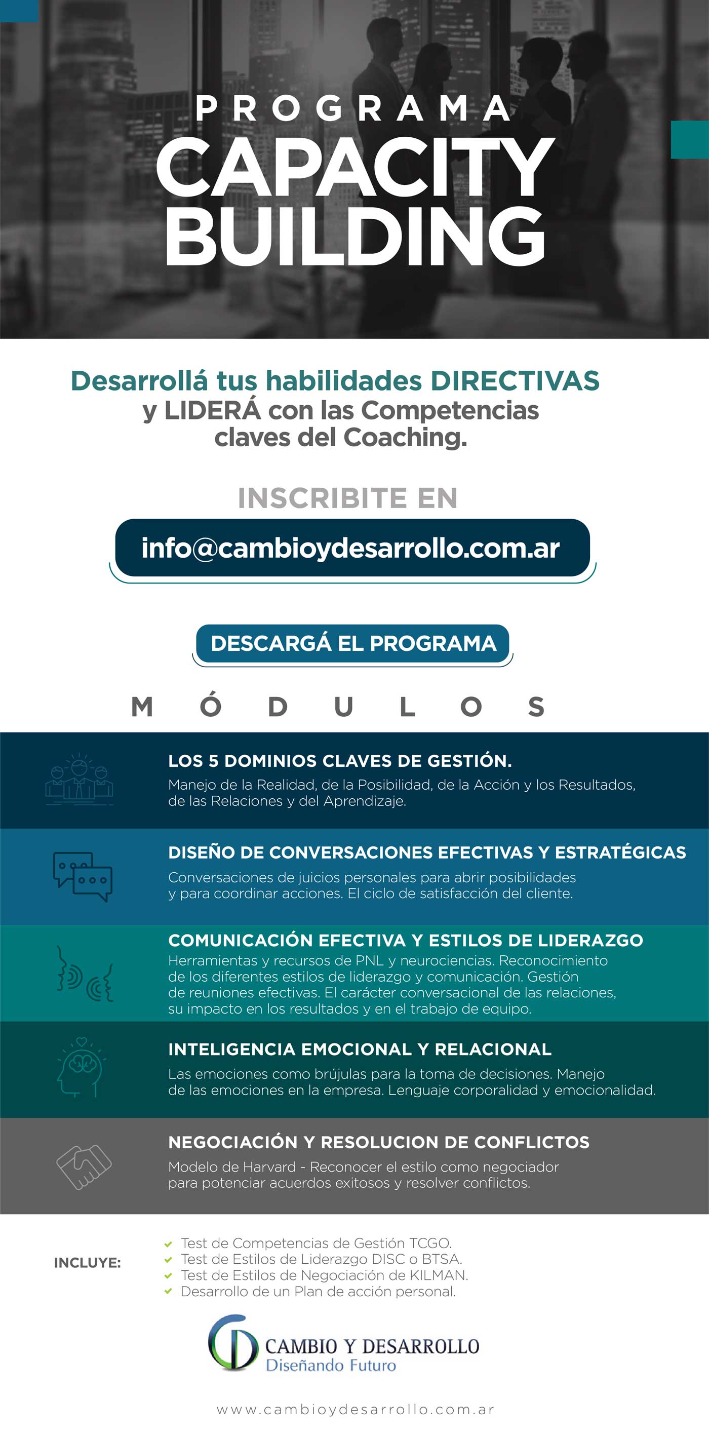 CAPACITY BUILDING CURSOS