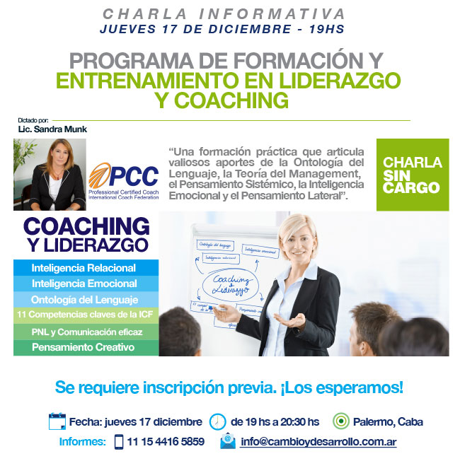 Cursos Formacion Entrenamiento Liderazgo y Coaching Capital Federal