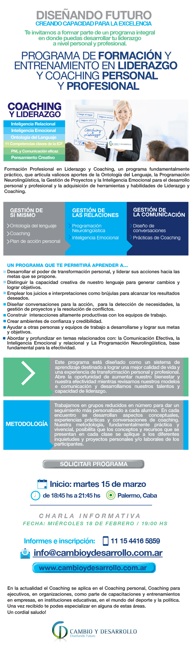 Formaci&oacute;n Profesional en Liderazgo y Coaching Capital Federal